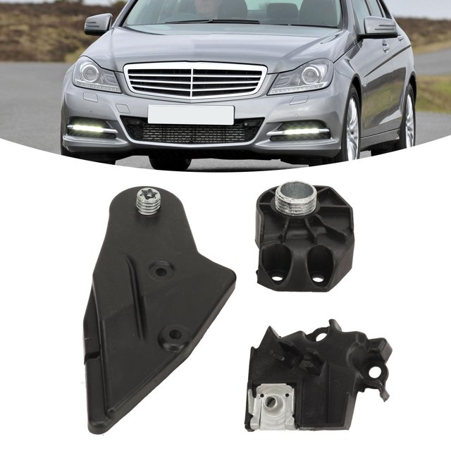 Headlamp Housing Repair Kit Reliable Headlight Bracket Repair Set Front Headlight Bracket Repair Kit Clip Left And Right Headlamp Holder Replacement For C Klasse S204