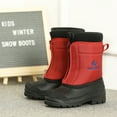 thumbnail image 4 of Dream Pairs Boys Girls Kids Warm Waterproof Snow Boots Winter Outdoor Snow Boots KSTAR RED Size 5, 4 of 5