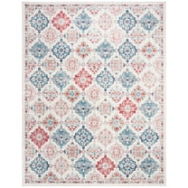 SAFAVIEH Brentwood Amadine Geometric Area Rug, Cream/Blue, 8' x 10'