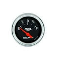 thumbnail image 3 of AutoMeter Gauge Fuel Level 2516 Traditional; 2-1/16 Inch; Short Sweep Electric; Analog; 240 Ohms Empty/33 Ohms Full; Black Face/Chrome Bezel/Orange Needle; Incandescent Around The Dial, 3 of 4