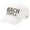 White, variant on Pavilion Gift Company Beach People Adjustable Strap Cap, Dark Gray, Large
