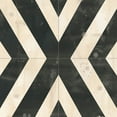 thumbnail image 2 of Vess, June Erica 15x15 Black Ornate Wood Framed with Double Matting Museum Art Print Titled - Midnight Parquet IV, 2 of 4