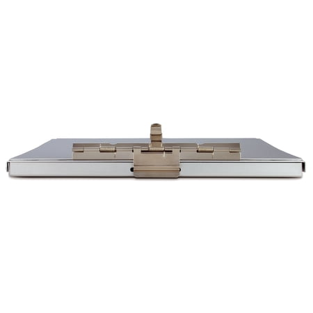 Saunders 10017 0.5 in. Clip Capacity Holds 8.5 in. x 11 in. Sheets A-Holder Aluminum Form Holder - Silver