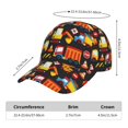 thumbnail image 2 of Fotbe Construction Truck Gorro Clásico de Béisbol, Gorra Ajustable con Broche Snapback, Gorro de Exterior de Algodón Suave, 2 of 6