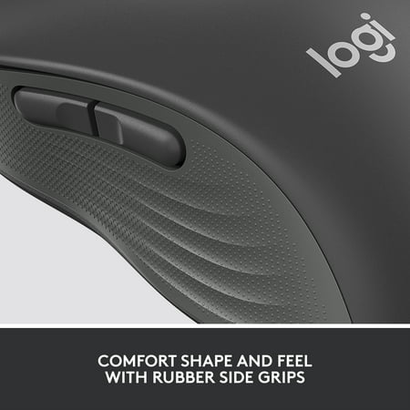 Logitech - Signature M650 Wireless Mouse with Silent Clicks - Graphite