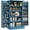 Blue, variant on HOMCOM Kitchen Pantry Storage Cabinet w/ 5-tier Shelving Black