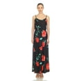 thumbnail image 6 of White Mark Women's Floral Sleeveless Side Slit Maxi Dress, 6 of 7