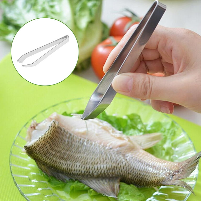 Willstar Stainless Steel Fish Bone Tweezers Pincer Puller Remover Tongs  Kitchen Gadgets Tools Deboner Kitchen Tool