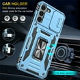 thumbnail image 6 of Feishell Cases for Samsung Galaxy S23 5G Case [Military Grade Drop] Heavy Duty Silicone Rugged Shockproof for Samsung Galaxy S23 5G Phone Case with Ring Kickstand Hard, Lightblue, 6 of 7
