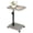 Gray, variant on ManyFun C Shaped Side Table End Table, 360° Swivel and Adjustable Height ,living room and bedroom (Black)