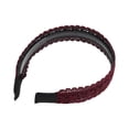 thumbnail image 5 of Unique Bargains 1 Pc Sweet Flower Pattern Headband 5.91"x4.53" Red, 5 of 5