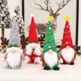 thumbnail image 3 of Christmas Gnome Faceless for Doll Plush Dwarf Elf Decorations Handmade Scandinavian Tomte Ornament for Xmas Holiday Home New Year 2022, 3 of 20