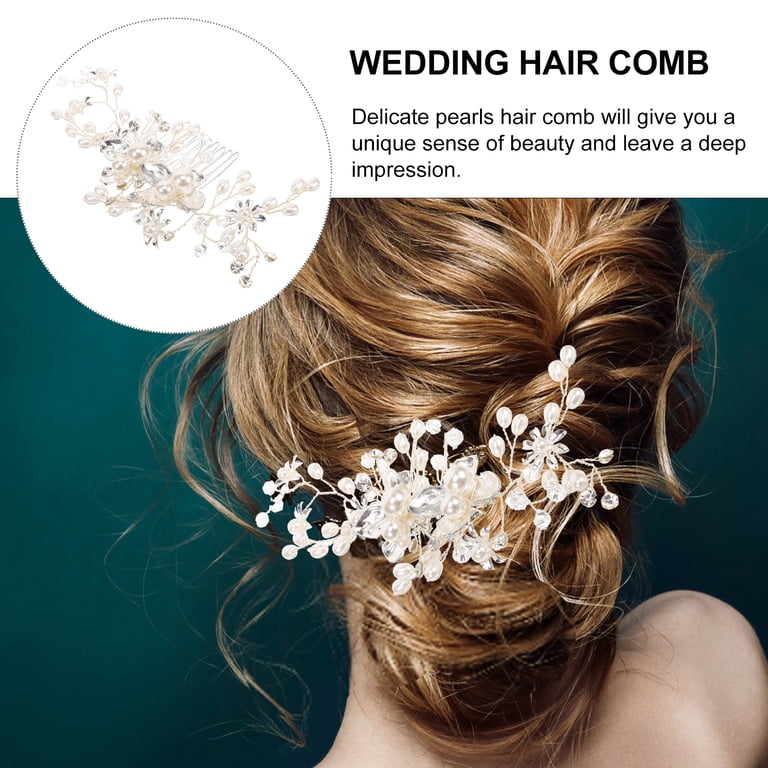 Bridal Comb Tiara Crystal Hair Accessories Prom Headpiece  display picture 3