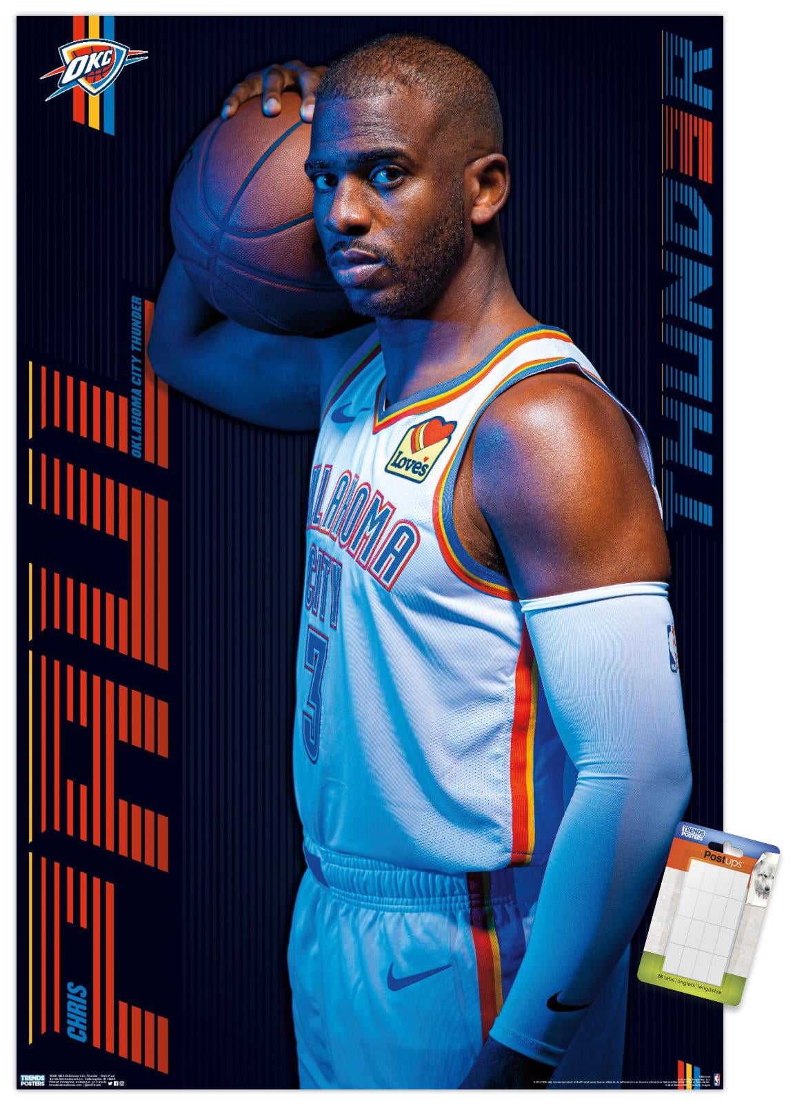 Nba Oklahoma City Thunder Chris Paul Premium Poster And Poster Mount Bundle Walmart Com Walmart Com