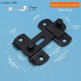 thumbnail image 3 of Barn Door Latches, High-Quality Sliding Door Locks For Strong Security, Easy Installation And Privacy Protection On Doors, Gates, Windows, Cabinets (2 Packs), 3 of 5