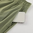 thumbnail image 7 of Generic Men's Lightweight Sweatpants Drawstring Stretch Quick Dry Hiking Pants Outdoor Sports Breathable Athletic Work Pants, 7 of 7