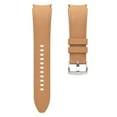 thumbnail image 5 of Adjustable Sports Watch Band for Samsung Galaxy Watch 6 Classic 43mm Replacement Silicone Watch Bands - Fashionable PU Leather Rubber Watch Straps - for Galaxy Watch 6 Classic 43mm, Lightbrown, 5 of 6