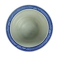 thumbnail image 5 of Creative Co-Op Hand-Painted Stoneware Planter, Blue and White, 5 of 5