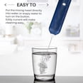 thumbnail image 2 of Evomosa Electric Milk Frother,3 Speeds Rechargeable Drink Mixer with 2 Whisks for Bulletproof Coffee Frappe Latte Cappuccino Hot Chocolate, 2 of 5