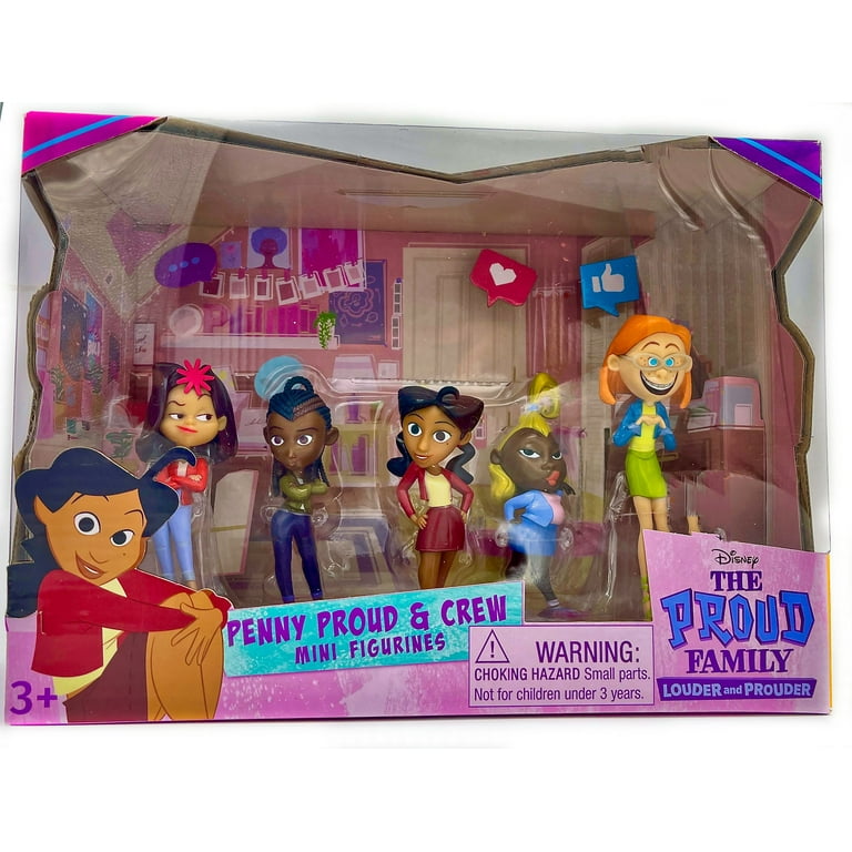 Fresh Dolls Disney The Proud Family Crew Figure Set 5pcs 