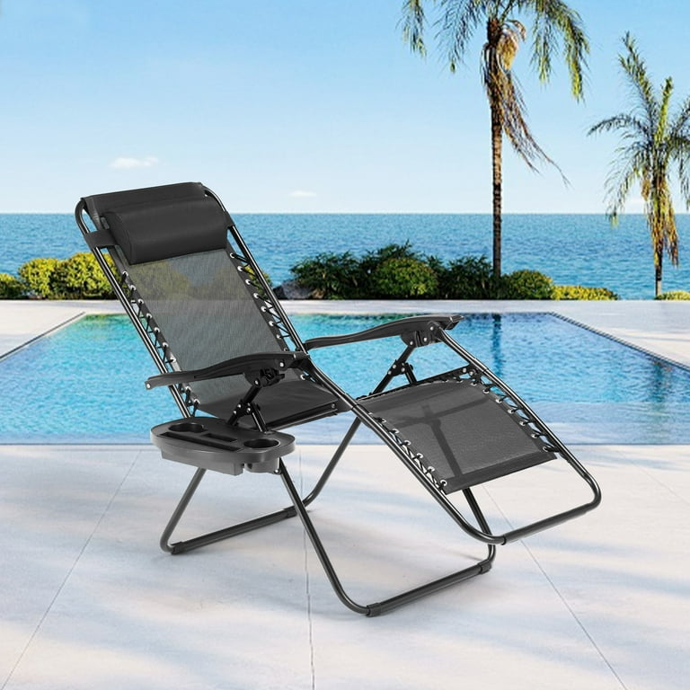 CONCETTA Zero Gravity Lounge Chairs, Foldable Recliner for