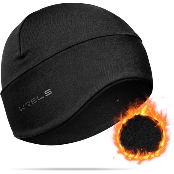 shiyou-Thermal Running Beanies for Men Women Winter Hats Lightweight Warm Soft Skull Caps with Ear Flaps for Runners