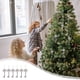 thumbnail image 1 of ¡Aprovecha las Ofertas!, Adornos navideños Colgante de árbol de Navidad de cristal de hielo transparente Ángel de nieve Colgante de hielo Diy Akmoler, 1 of 9