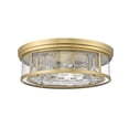 thumbnail image 3 of 493F4-BN-Z-Lite-Clarion - 4 Light Flush Mount In Transitional Style-6.25 Inches Tall and 20.75 Inches Wide-Brushed Nickel Finish, 3 of 7
