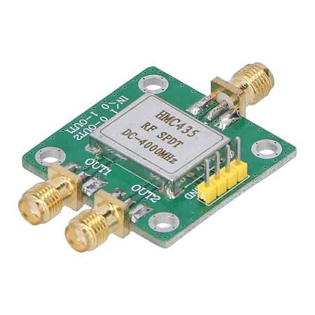 

LAFGUR RF Signal Source Module RF Signal Generator Module HMC435 RF Signal Generator Module Switch Single‑Pole Double‑Throw With Large Heat Dissipation Area