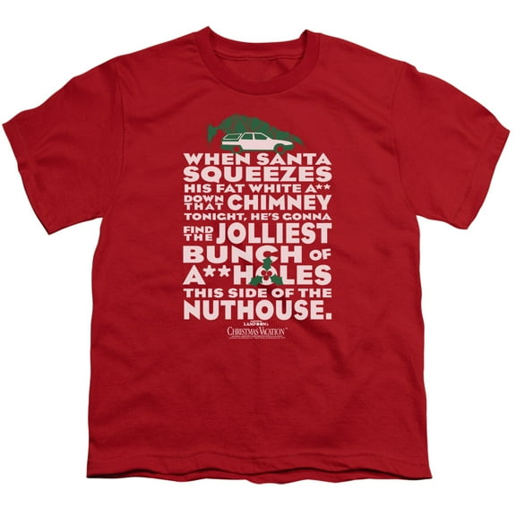 Christmas Vacation - Jolliest Bunch - Youth Short Sleeve Shirt - Medium