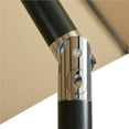 thumbnail image 6 of Yaheetech 11FT 8 Ribs Patio Market Umbrella W/ Push Button Tilt and Crank for Outdoor, Tan, 6 of 11
