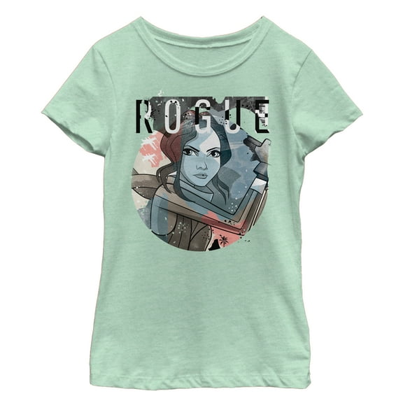 Girl's Star Wars Forces of Destiny Jyn Graphic Tee Mint X Small