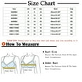 thumbnail image 3 of Frostluinai Savings Clearance bras for women no underwire Women's Plus Size Bra Post-Surgery Bra Front Closure Brassiere Floral Printed Bra Breathable Comfortable Underwear Vest(2PCs), 3 of 9