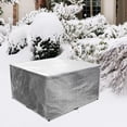thumbnail image 2 of Housse de Protection pour Table à Manger Transparente Housse de Table Carrée Housse de Meuble 180x120x71cm, 2 of 7