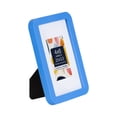 thumbnail image 4 of DesignOvation 4x6 Matted for 2.1x3.3 Rounded Blue Decorative Tabletop Picture Frame, 4 of 10