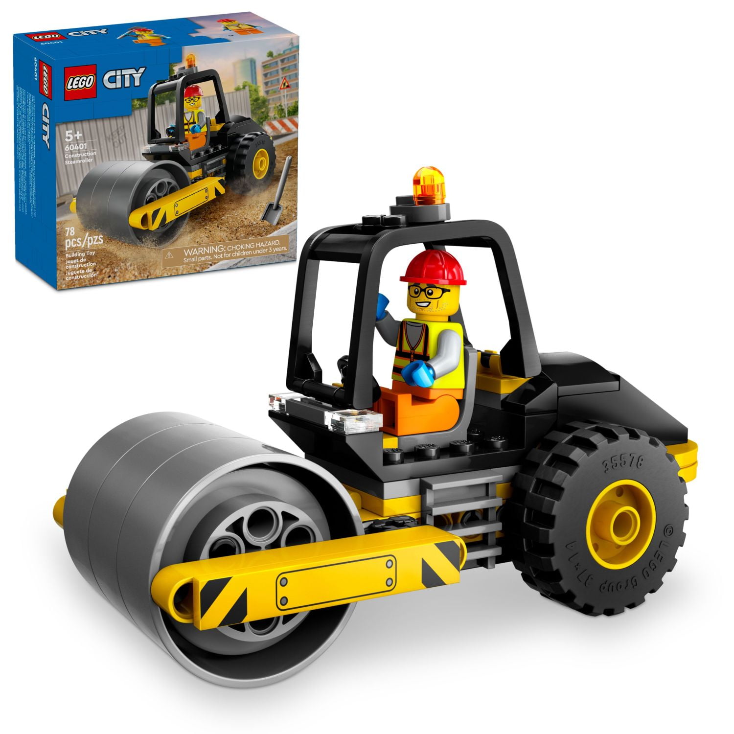 LEGO City 60304 Road Plates Easy Creative Building Set with Glow in Dark Features Ideal Gift for Kids 5 Walmart