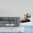 thumbnail image 2 of de pared con hojas de y figura de bailarina, estatua de resina de PVC. Decoración ideal para dormitorio, sala de estar o entrada., 2 of 8