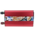 thumbnail image 2 of Pure Sine 300W Power Inverter 12V To AC 110V Car Plug Inverter Adapter Power Converter With 2A USB Charging Ports & 2 Battery Clamps Red, 2 of 5