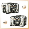 thumbnail image 3 of Gaeub Whimsical Owl On Branch Print 4 Slice Toaster Cover,Bread Machine Cover,Dustproof Fingerprint Protectors and Greasy Protection Anti-sputtering, 3 of 7