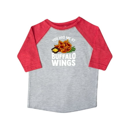 

Inktastic Buffalo Wings Game Day Snack Gift Toddler Boy or Toddler Girl T-Shirt