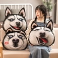 thumbnail image 2 of Almohada de peluche de Husky para niños y niñas, 2 of 4