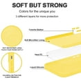 thumbnail image 2 of for iPhone 13 / Mini/Pro/Pro Max Case，Silicone Cases for Women Girly Men Clear Heart Pattern Flexible Protective Cover Shockproof Bumper Cute Shell (Yellow, Pro), 2 of 8