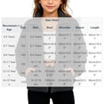 thumbnail image 3 of BXJX Girls Fleece Jackets, Long Sleeve Casual Stand Collar Zip‑Up Outerwear with Pockets Black Size 12-13 T, 3 of 9