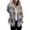 Hot Pink, variant on Women's Fashionable Casual Zippered Hooded Sweatshirt Jacket with Christmas Print and Drawstring, Furry Plush for Winter,Watermelon Red,S