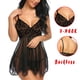 thumbnail image 3 of Gibobby Ropa sexy de mujer para sexo Ropa De Dormir Ropa De Dormir Mujer Cuello En V Bordado Encaje Lencería Lenceria China Gifts Lenceria Sexy Mujer(Negro, XG), 3 of 5