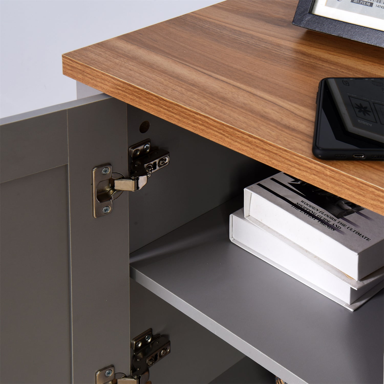 Modern Storage Cabinet, Kitchen Pantry Cupboard Organizer with 2 Doors, Livingroom Furniture Modern Storage Cabinet, Kitchen Pantry Cupboard Organizer with 2 Doors, Livingroom Furniture