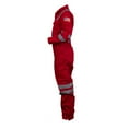 thumbnail image 5 of Premium High Visibility Hi Vis Coveralls with Leg Zipper (Large, Red), 5 of 10