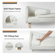 BingoPaw Elevated Sofa Couch Dog Bed Wood Legs for Dogs Cats, 27.56L