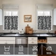 thumbnail image 4 of Kitchen Food Cooking Chef 3-Piece Kitchen Curtains Set Kitchen Curtains Sets with Valance for Windows Rod Pocket Machine Washable Kitchen Decor Decorations (54"x18"+2x27.5"x24"), 4 of 6