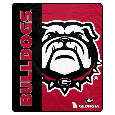NCAA Georgia Bulldogs 50x60 Inch Ultra Soft Tailgate Throw